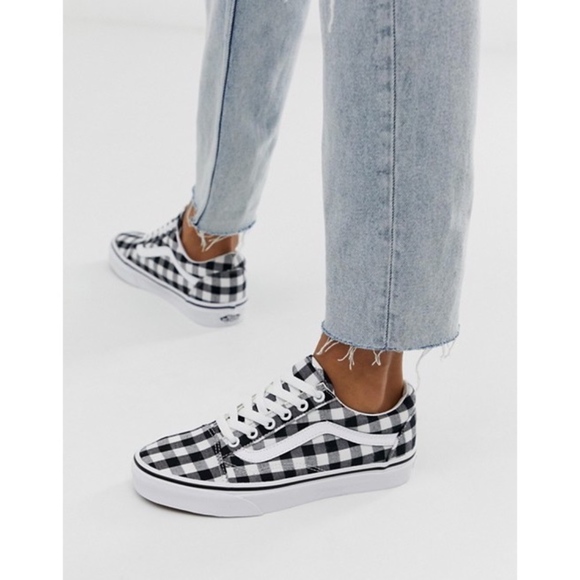 gingham old skool vans